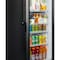 Premium Levella 12.5 cu. ft. Commercial Display Refrigerator One Glass Door Merchandiser in Black  PRF1257DX - alternate 2